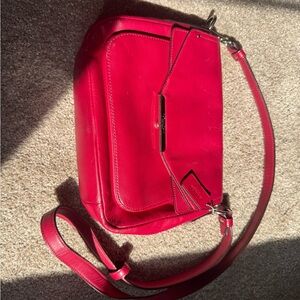 Coach Vibrant Red Crossbody Bag